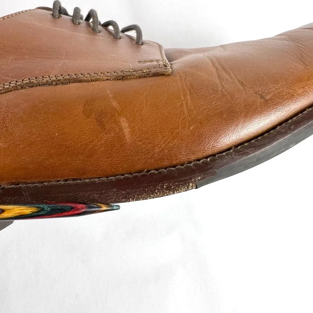 COLE HAAN  Benton Plain Oxford British Tan Men's Size 10.5 M‎ Dress Shoes C24118